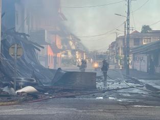 Un incendie ravage une habitation au centre-ville de Cayenne