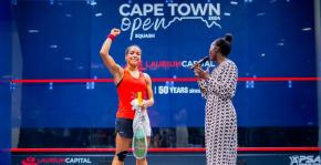 La Guyanaise Mélissa Alves triomphe à l'Open de Squash du Cap en Afrique du Sud et renforce son statut mondial