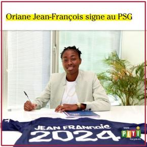La Saint-Laurentaise Oriane Jean-François recrutée par le PSG. Sa 1ere interview !