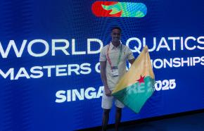 Singapour – Mondiaux de natation Masters : Wilfried Armède bat le record de Guyane