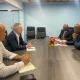 Carburant : Le Président de la CTG  Gabriel Serville s'entretient avec les dirigeants de la Sara Guyane